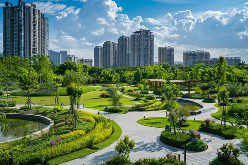 房地產開發小區樓盤景觀效果圖 攝影圖 下載至來源處